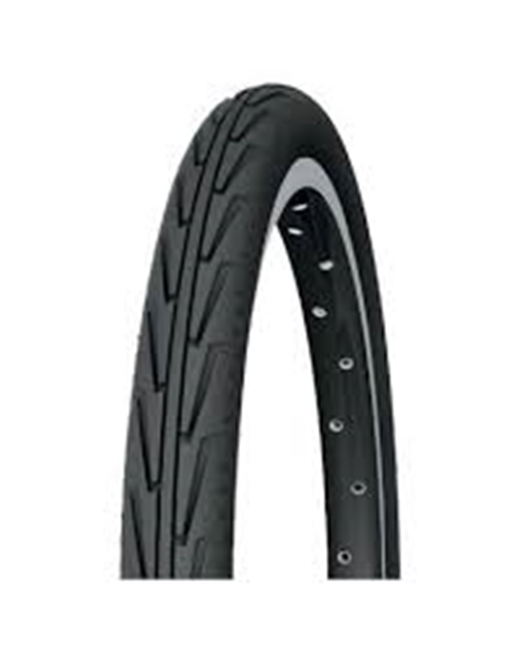 CUBIERTA BICICLETA MICHELIN 24X1 3/8X1 1/4 CITYJ GW BLANCA-NEGRA